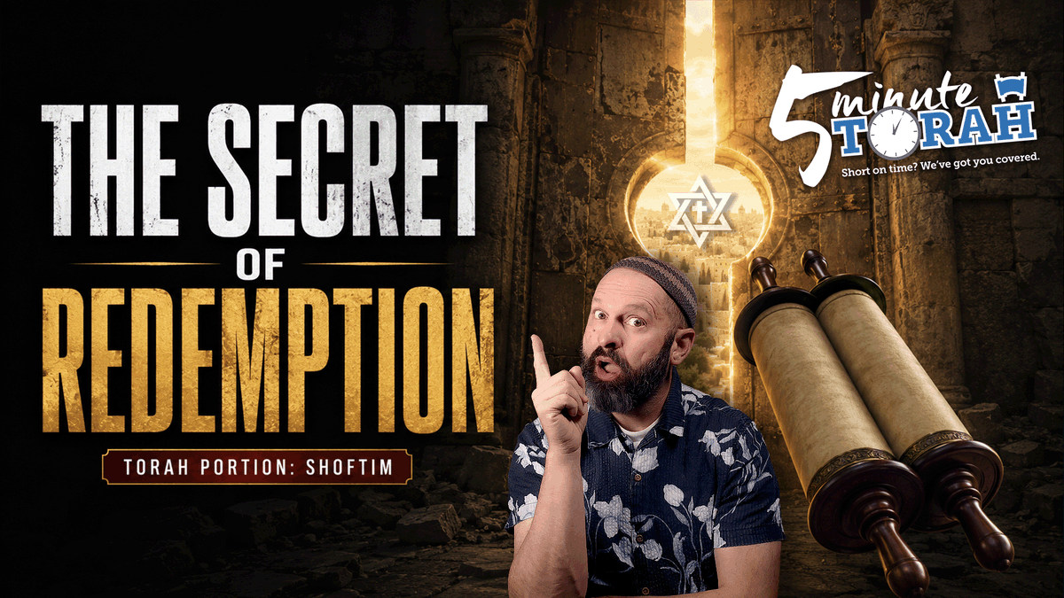 Shalomacon's tweet photo. The Secret of Redemption | 5 Minute Torah #Shoftim https://t.co/Km2xgoKueR via @YouTube https://t.co/fITI5Phbcb
