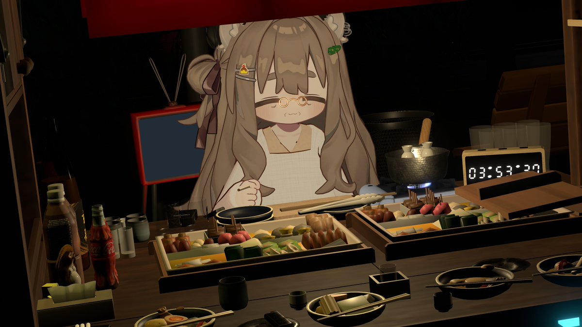 VRChat_toiru's tweet photo. おやまぁ、まだ眠れないのかい？
#キプおばあちゃん https://t.co/XMjVhRgLmg