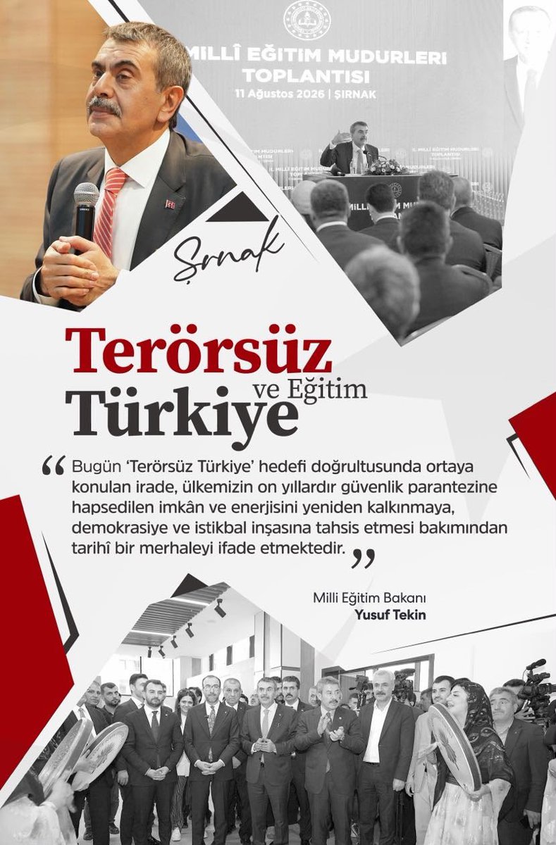 andirinmem's tweet photo. 🇹🇷 “Terörsüz Türkiye” Bilinciyle Güven, Kardeşlik ve Barış İklimini Evlatlarımızın Kalbine Eğitimle Nakşetmeye Devam Edeceğiz 🇹🇷 https://t.co/mafH16SSZg