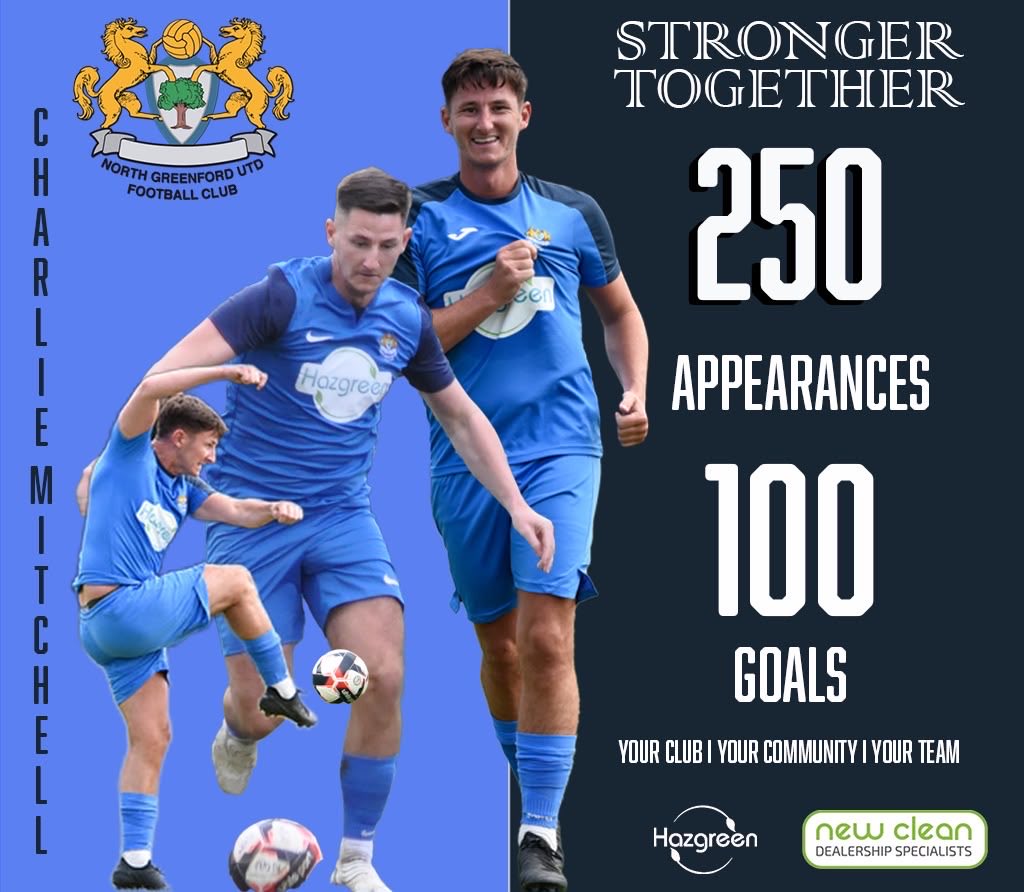 NGUfootballclub's tweet photo. Huge congratulations and thanks to @C_Mitchell7_97 a true blue💙🤍. His hat trick goal on Saturday was his 100 up for the club as well as his 250th first team appearance. May there be many more Charlie 👏 👏👏 #StrongerTogether https://t.co/RejCfA4et2