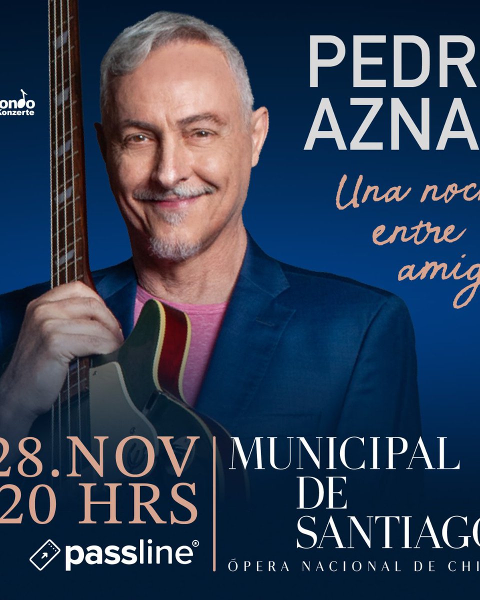 RutaRockCom's tweet photo. El reconocido cantante, compositor y multiinstrumentista argentino recala en Chile tras agotar funciones junto a David Lebón y se presentará el sábado 28 de novie.  

Revisa la información completa en nuestra web 👉 https://t.co/CI51KCAob1 https://t.co/GQiejl1Zh5
