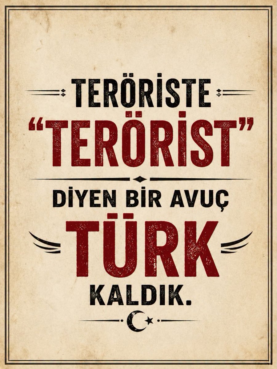 Atakkz1's tweet photo. Teröriste “terörist” diyen bir avuç TÜRK kaldık. https://t.co/lgBYc7gpYP