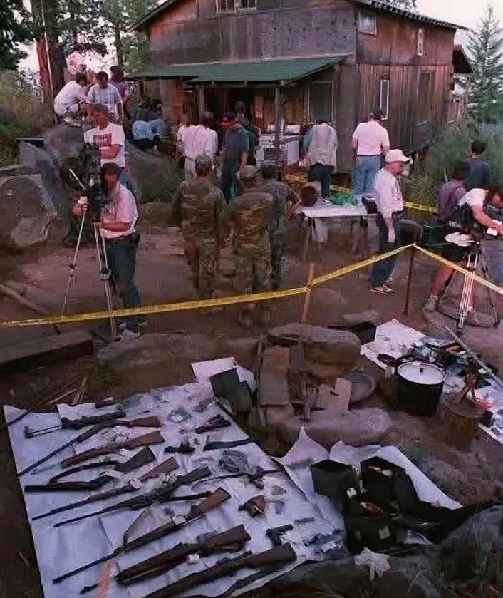 desilva_frank's tweet photo. It's that time of year...Again:👇🏻

"Never forget that 34 years ago, in August of 1992, we learned the government will kill your dog, shoot your 14 year old son in the back and snipe your wife in the doorway of her own home, while she holds your infant child.  #RubyRidge

Imagine being 14 years old, living off the grid in the woods and hills of Idaho, in 1992. You’re walking your dog when suddenly he growls and *bang*, the dog is shot and killed. You look up and see a man in a Ghillie suit with a rifle pointed at you. Fear grips you. You pull your gun and fire. You’re just defending yourself after all, because this is Your Home!

You run back toward your parents, only to be shot in the back and killed before you can reach them. You never understand what went wrong or why.

The next day, a sniper fires again. Your mother, standing in the doorway holding your baby sister, is hit in the head and killed instantly.

All of this started because your father Randy Weaver sold two sawed-off shotguns to an undercover agent, (which was a set-up to entrap him), and then he refused to become a government informant. They gave him a false court date and then set up armed surveillance at your home, just anxiously waiting for the moment they could escalate it into a situation.

Randy Weaver was a former U.S. Army Green Beret. He served in the military before moving off the grid with his family in northern Idaho. His military background added to the tension for federal authorities because he was well trained in weapons and survival. It didn’t make him violent or a threat to anyone outside his property, it just meant he was capable.

With Randy, his daughter and the baby inside, along with two dead family members, there would be an eleven day standoff between himself and the government assassins who destroyed his entire world without provocation.

The government was eventually ordered to pay millions in settlements to Randy Weaver for their crimes against him and his family. They were proven to be in the wrong beyond a reasonable doubt for trampling the rights of an American war veteran and hero.

It still wasn't justice though because it didn't bring back his wife or his fourteen year old son.

Stay educated.  There's a reason most history worth knowing isn't taught in schools."
~ Anonymous Media Group
