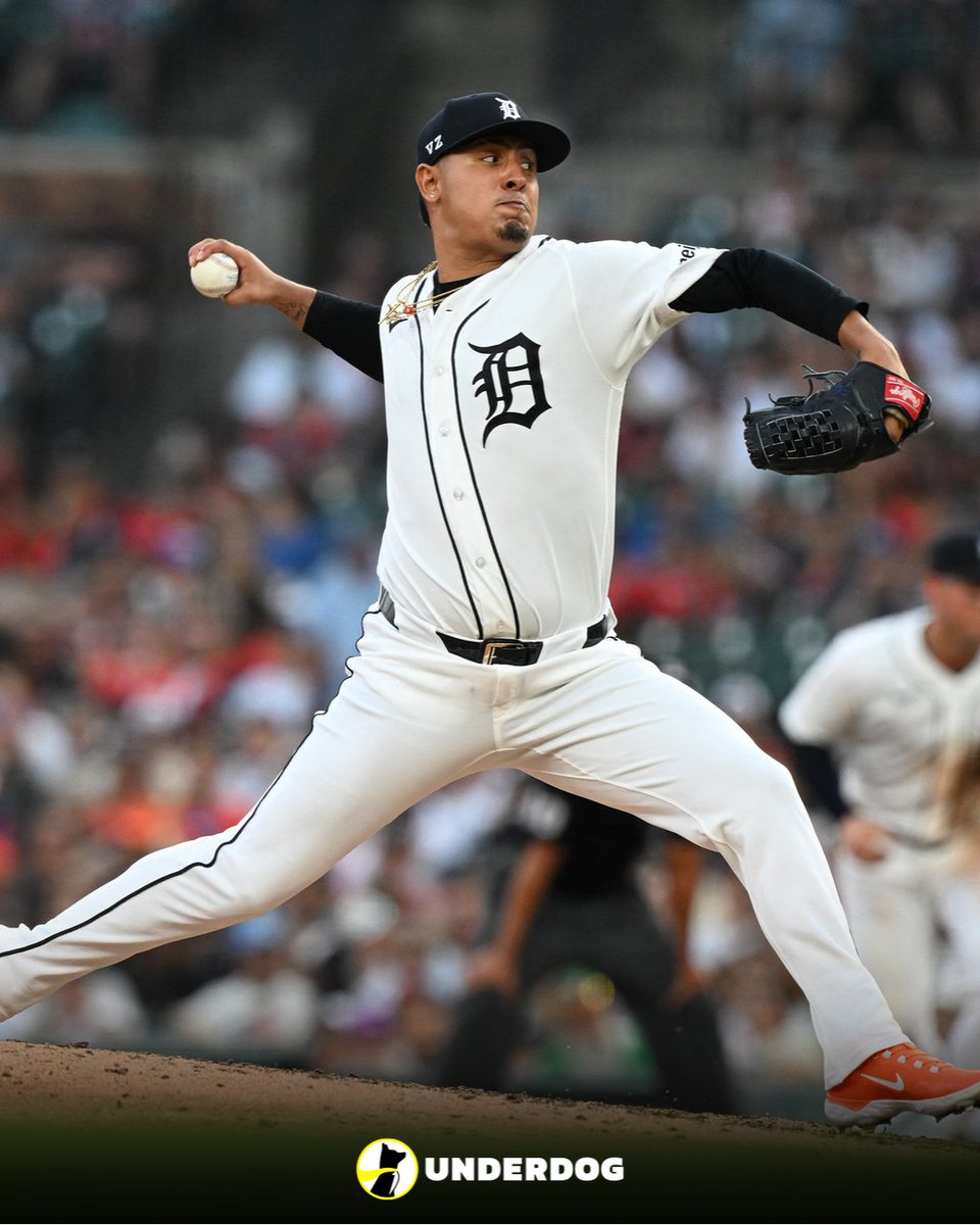 UnderdogMLB's tweet photo. Tigers beat the Guardians 3-0 on Thursday while recording 0 strikeouts.

First time since 2014 that a team has allowed 0 runs without striking out a single opposing batter. https://t.co/ninHL5MUoz
