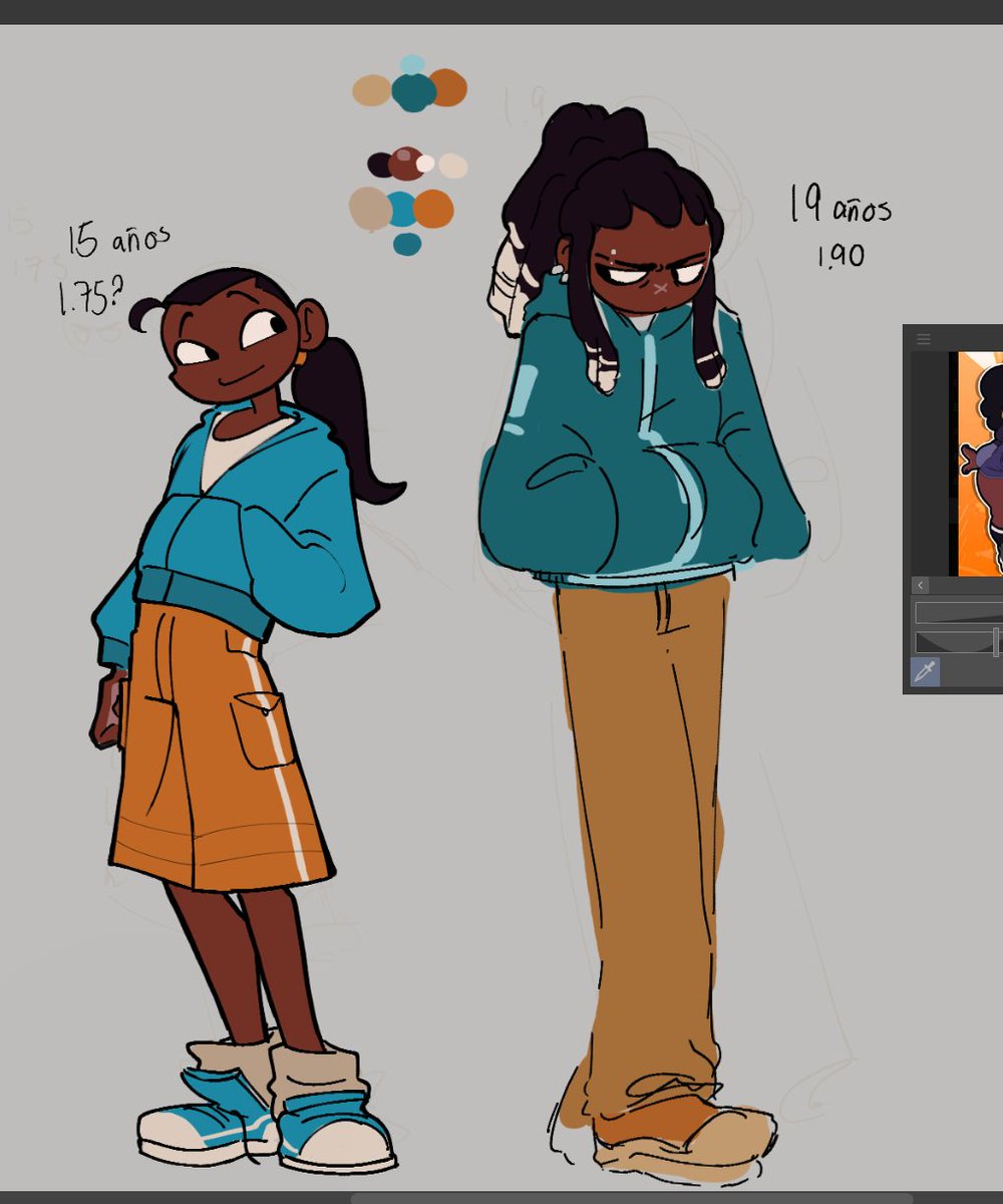 hellabend's tweet photo. FANdesign de Julian #FunkinHS, dnde me lo imagino cmo el medio hermano menor de Whitty. Yo creo que a Julian Whitty le parece un wey muy raro pero bastante cool y asi. lets be teal and orange w big bro https://t.co/XxiNCMGL5f