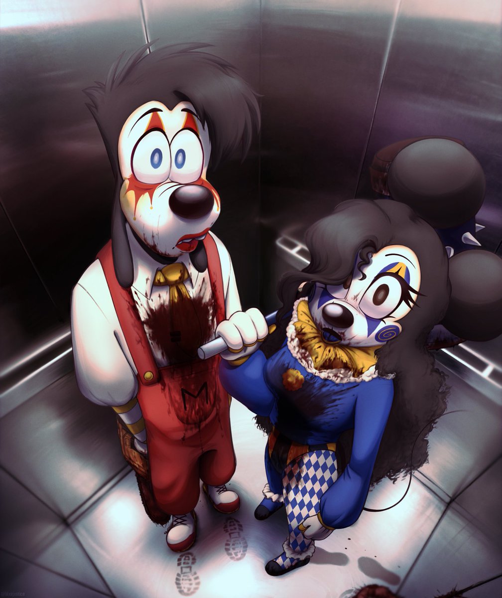 BlxeJxstice's tweet photo. Whoopsie! You weren’t supposed to see us! 🤡

Took me 25 hours bruh
#anextremelygoofymovie #maxgoof #ocs #drawing #doodle https://t.co/WxCu9uWtIU