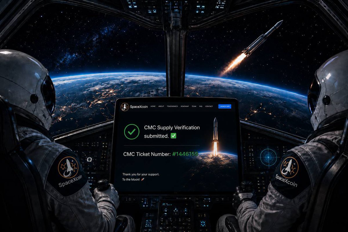 SpaceXcoinf's tweet photo. 🎙️ @CoinMarketCap, CMC Supply Verification submitted. Our supply verification request is ready for review. 🚀

CMC Ticket Number: #1446159 https://t.co/oKOXj2JZ1M
