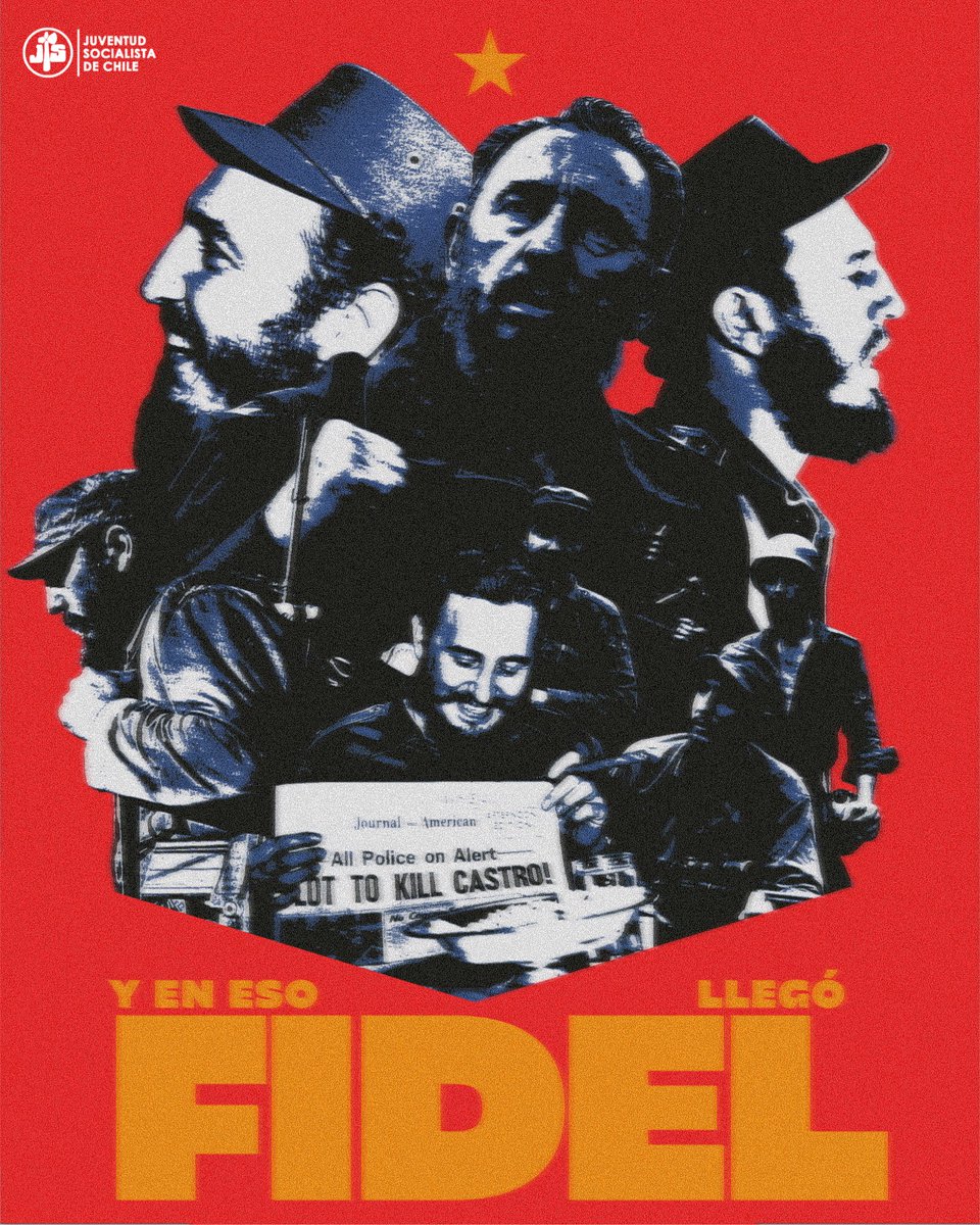 JS_Chile's tweet photo. 🔸 Un día como hoy nació Fidel Castro, figura central de la Revolución Cubana y referente de las luchas de liberación en América Latina.

✊🌹 La memoria de las luchas latinoamericanas sigue viva. https://t.co/JK5xA9fvAO