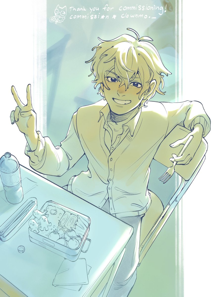 clownmo_'s tweet photo. OC comm for Kael on VGen, thank you for commissioning! It was kinda fun to experiment with the blues and yellows TT
#commission #VGenComm #ArtistsofSEA_cms https://t.co/VYyszG6jZK