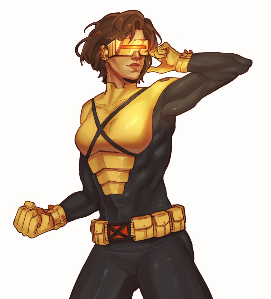 butchcyclops's tweet photo. Cyclops if he was goated #xmen https://t.co/4shAcqARGn