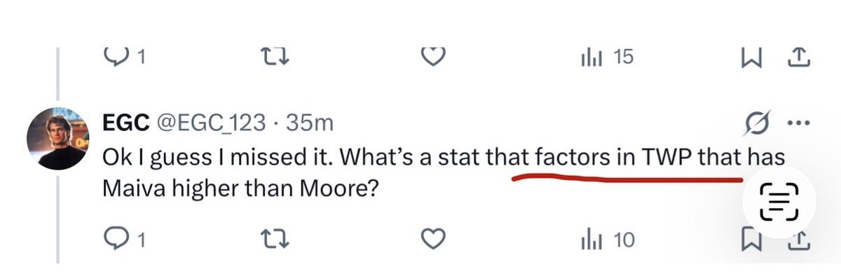 EGC_123's tweet photo. @Traneofthought_ @Qb11Sd @All__Huskies This is literally my reply from a few minutes ago. PFSN doesn’t factor in Maivas incredible turnover luck. https://t.co/ZrVWlLyfPx