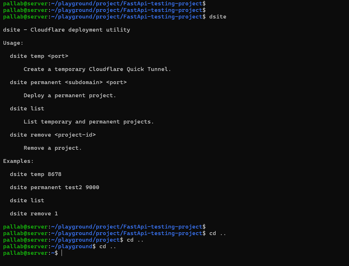 Pallab_dev's tweet photo. Today, I converted my old laptop into a server. Big shoutout to @sameerbhagtani!

Especially, Tailscale is new for me.

What I’m using:

Debian
Tailscale
Cloudflare Tunnel
I also built a dsite CLI utility to host sites quickly.

Comment guide: I sent the docs to you. https://t.co/4QqgjyBuQP