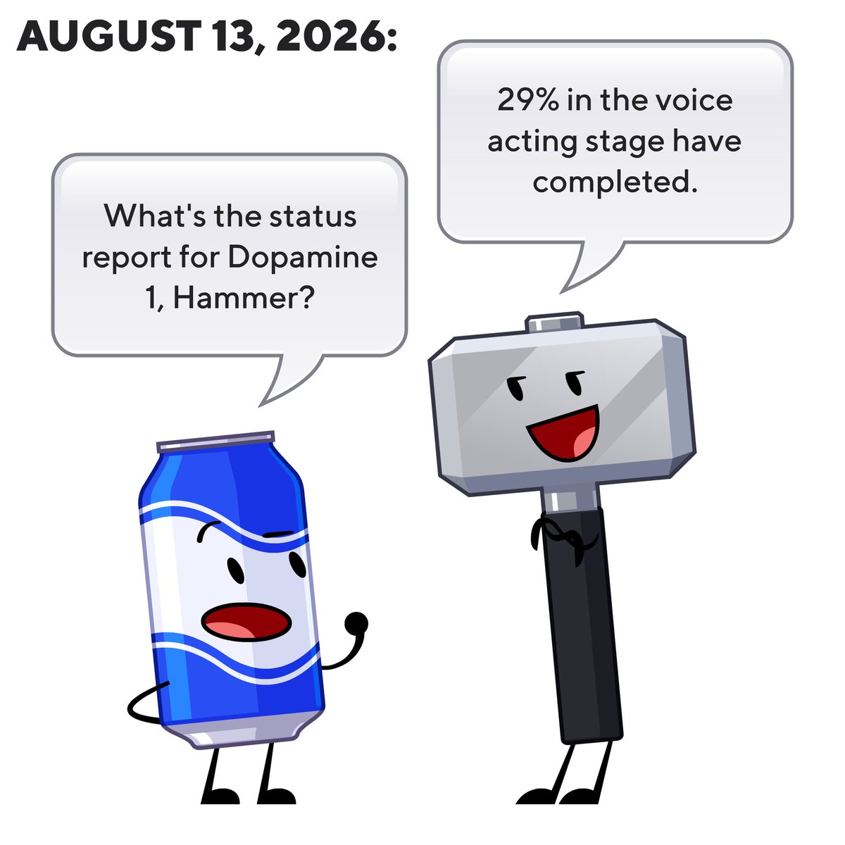 CubenRocks's tweet photo. Progress update. As said by Soda and Hammer. #objectshows https://t.co/kOiKHB25EE