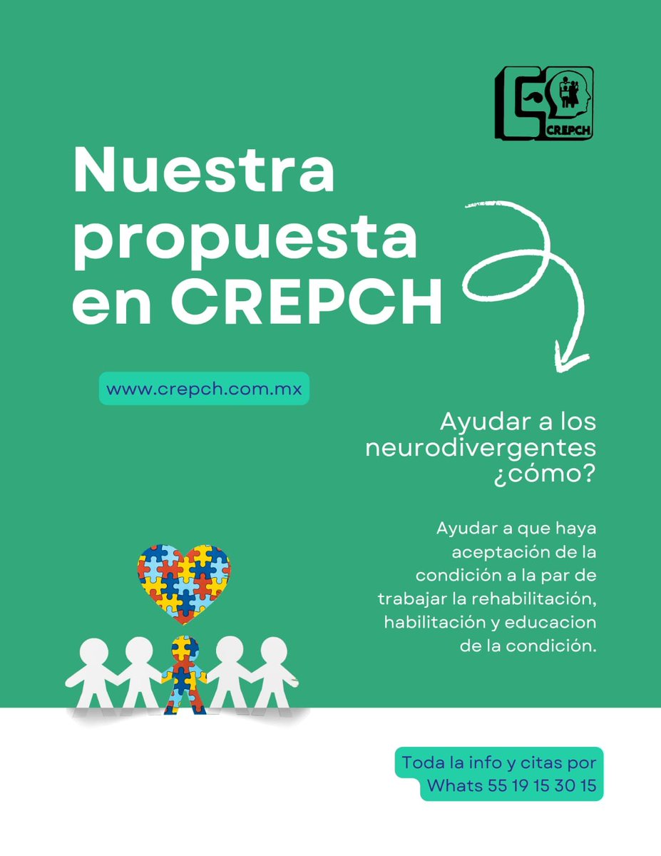 crepch's tweet photo. Atiende las neurodivergencias.

Citas 55 1915 3015

#terapiamultisensorialsimbólica #FelizJueves #neurodivergencia https://t.co/INhZJutkdd