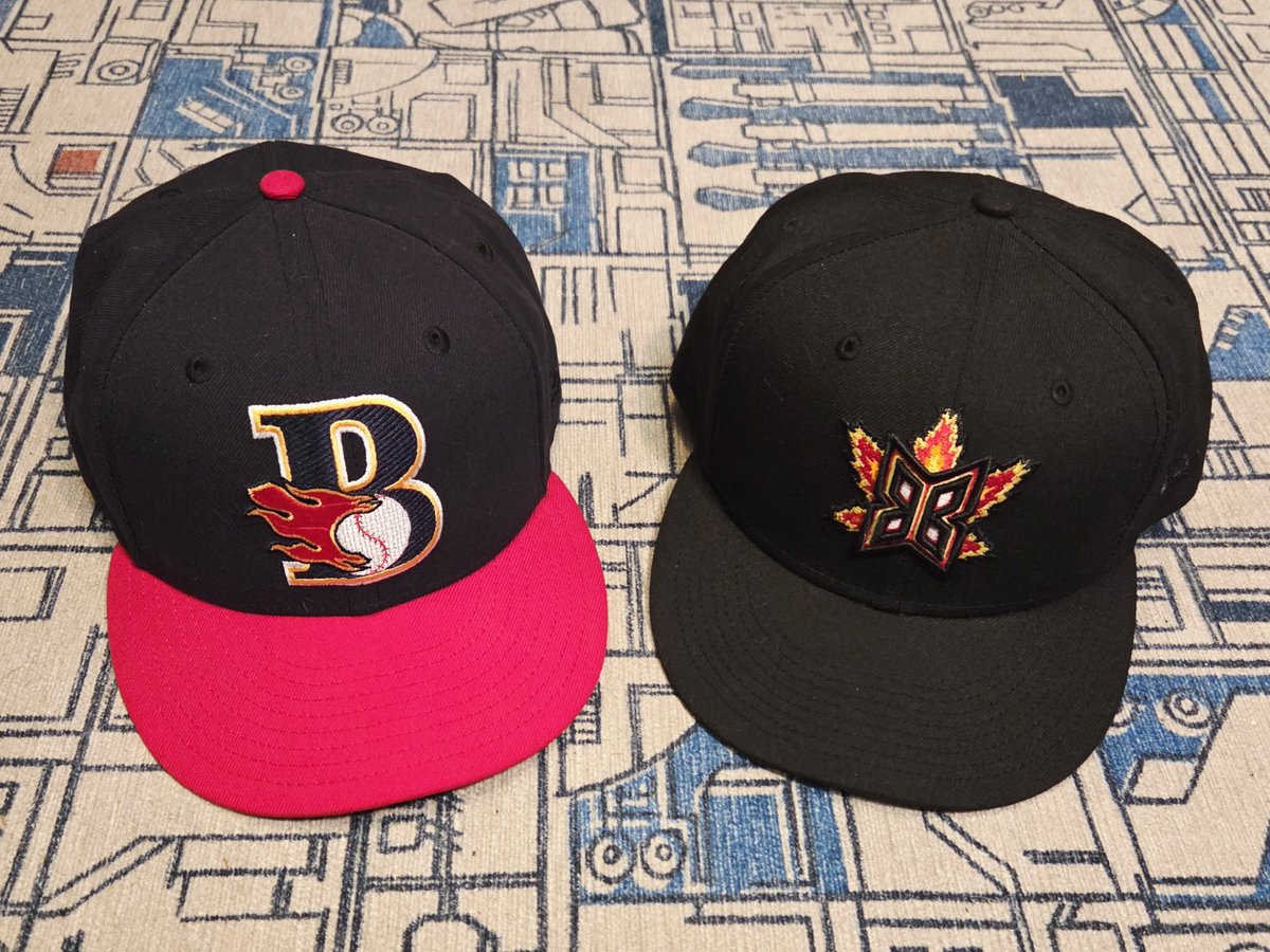 MinorLeagueNerd's tweet photo. Today's franchise collection #capoftheday is the Bakersfield Blaze. https://t.co/0wBTCXTt8E