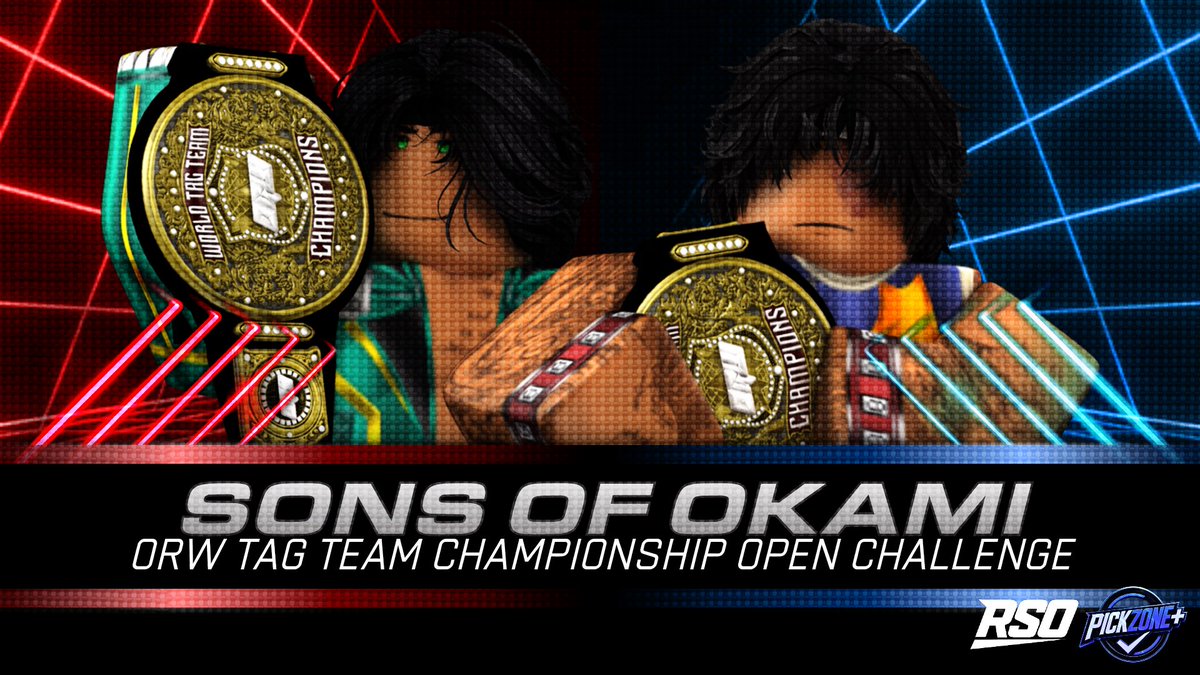 ORWNetwork's tweet photo. #ORWSNME

The ORW World Tag Team Champions Sons of Okami are calling out ANY TAG-TEAM next weekend to step up to the plate in tag-team action!

Who’ll accept the title opportunity from
the best tag-team in ORW?

@fallenglxry @cinsoul_ 

#ORW2026 https://t.co/chvi5DROXT