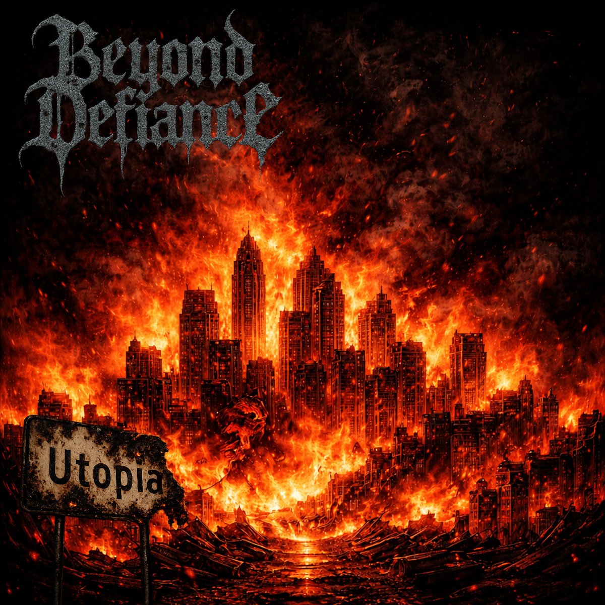 KMANRIFFSMetal's tweet photo. FULL FORCE FRIDAY:🆕August 14th 1⃣2⃣🎧
BEYOND DEFIANCE - Utopia 🇸🇪⚛️
Debut album from Karlstad, Swedish Melodic Death Metal outfit⚛️
BC➡️https://t.co/dxZiT1umwe⚛️
#BeyondDefiance #Utopia #MelodicDeath #FFFAug14 #KMäN https://t.co/PUrPdnJQx6