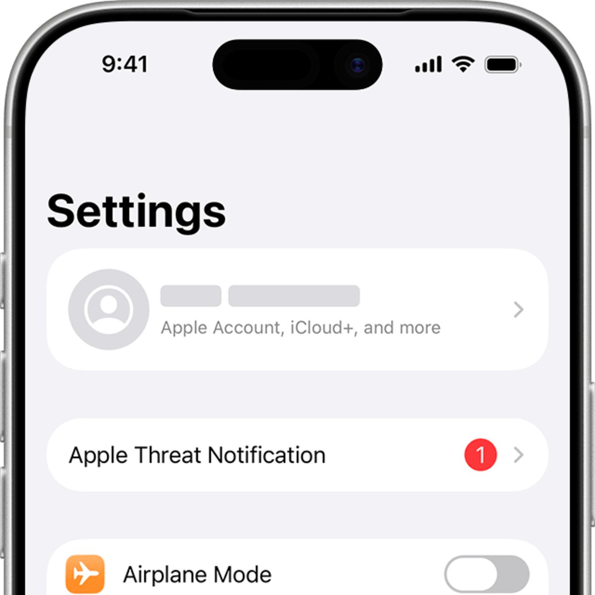 IntCyberDigest's tweet photo. ‼️ Apple is sending threat notification alerts to mercenary spyware targets, like those attacked with Pegasus. They now appear on the iPhone Lock Screen and in Settings.

Apple also sends an email from threat-notifications@email.apple.com, and you can verify it's real at https://t.co/HoRtigC2ad. 

Real ones never ask you to click or install anything. ;-)
