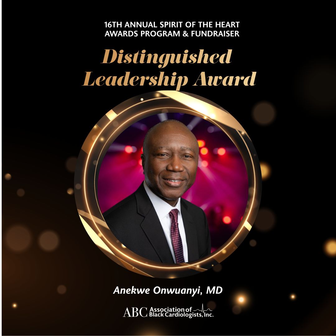 ABCardio1's tweet photo. π Announcing our 2026 Distinguished Leadership Award honorees: Dr. Tiffany Powell-Wiley @PowellWileyLab and Dr. Anekwe Onwuanyi!
2 physicians, decades of impact, one night to celebrate them. Join us Oct 3 in NYC β https://t.co/N9jsgqZlHD #SpiritOfTheHeart #EveryHeartCounts https://t.co/ZtKbG6108T