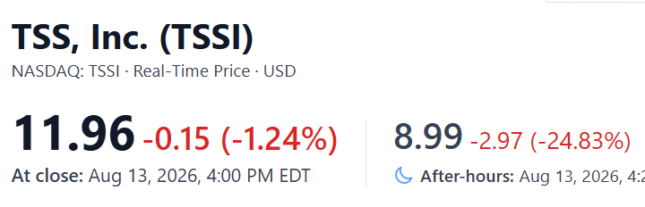 DGretta_Author's tweet photo. My God, wth has $TSSI been doing? They're literally in Dell and SpaceX's backyards. This is bad.
#noposition https://t.co/ohEgUIm4Lq