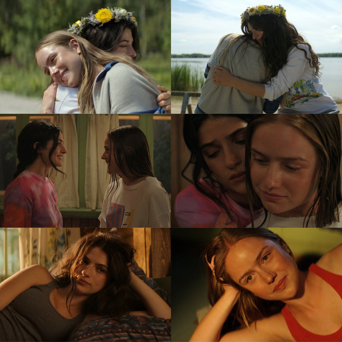 folklorefy's tweet photo. we went from not liking each other to first hug to sleeping in the same room to building a flower crown to calling each other sisters. they found each other for life 😭 https://t.co/MKIsx5b355
