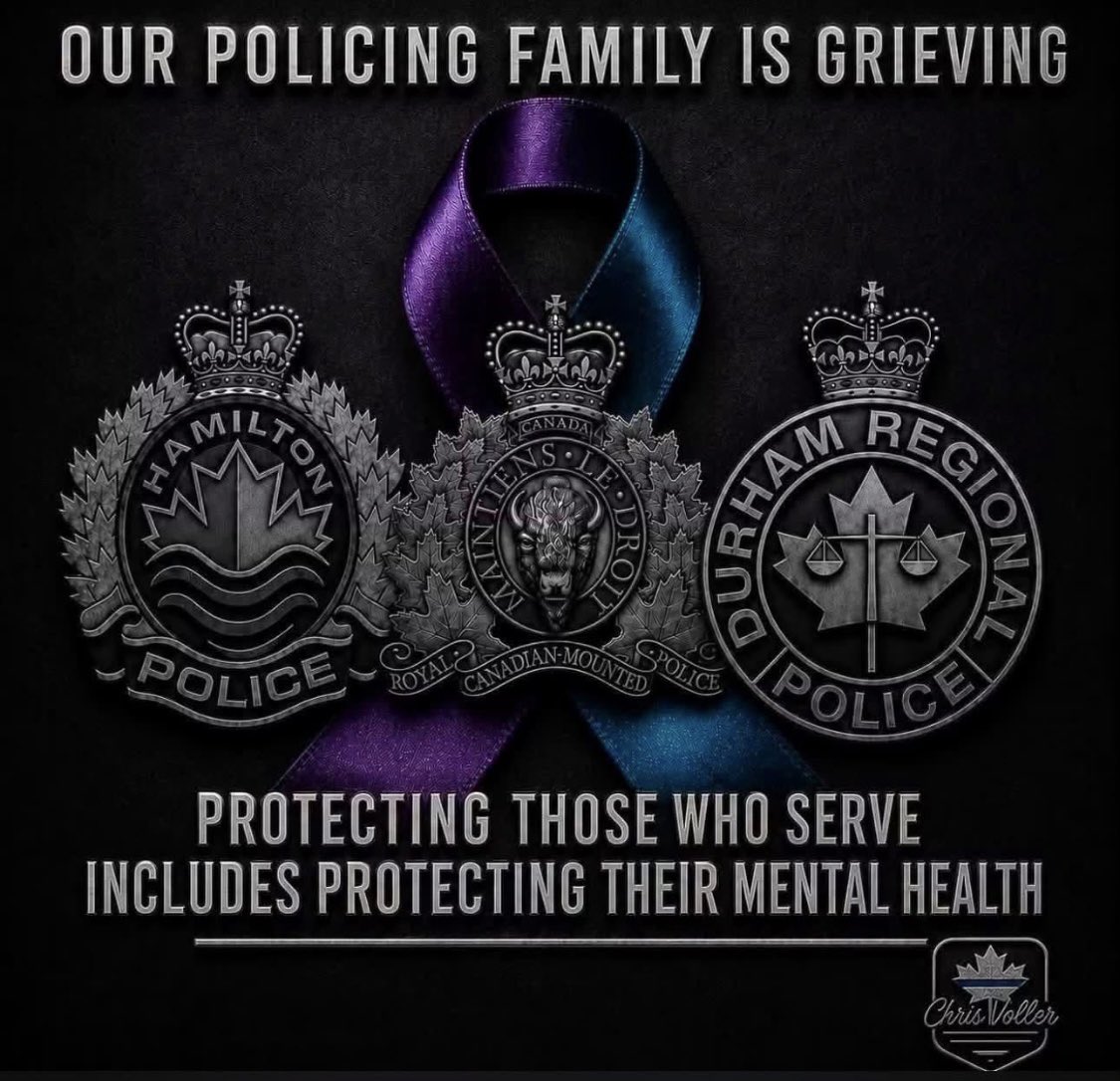 PresidentPAO's tweet photo. 3 police officers have died by suicide in 3 days. 

Suicide is difficult to talk about. In policing, where stigma can still be a powerful barrier, that conversation can be even harder.

Our policing community continues to grieve the deaths of these members and our thoughts remain with their families, friends and colleagues.