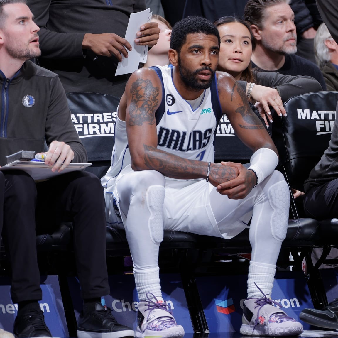 KalshiHoops's tweet photo. Irving is 34 and the Mavs are patiently building around Flagg, so there might come a point where it makes sense for all parties to explore the trade market. At the moment, though, there is excitement about Irving's return in Dallas, per @BannedMacMahon.

(Via @espn) https://t.co/DMwLZBoSQn