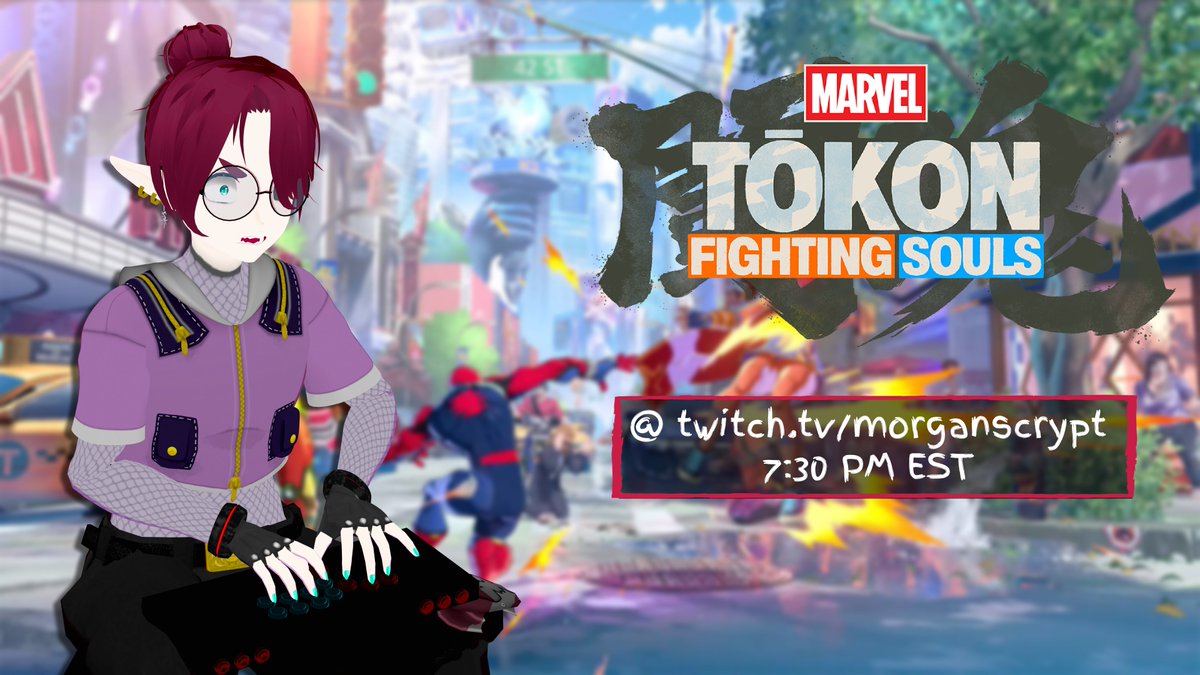 MorgansCrypt's tweet photo. It's time to lock in and suit up as Iron Man in Tokon tonight! 
Looking forward to learning this game more, so any tips will be appreciated!
Stream starts tonight at 7:30 PM EST over on https://t.co/UOBkm6o6yq!
Cya guys there!
#MorgansCrypt #IndieVtuber #ENVTuber #TOKON https://t.co/qNTILgp4z2