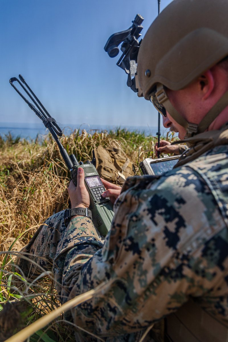 USPACOM's tweet photo. Cleared Hot.
U.S. Marines assigned to Tactical Air Control Party units execute close air support integration training to enhance air-to-ground communication and joint fire integration.
๐ Japan
๐ธ Cpl. Logan Smith
#USPACOM #USMC #TACP #Readiness #AirSupport https://t.co/Lz1DvdYO6G