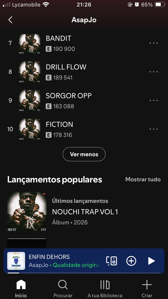 blackhammer0000's tweet photo. #NOUCHITRAPVOL1
les ga taper dedans ont d atteindre 3M est 2j …
🎧 TOTAL EXACT : 2 880 655 streams
#AsapJo #BigPoppa #Himra
https://t.co/wdqaBSmi6y https://t.co/KjAZKFnRR6