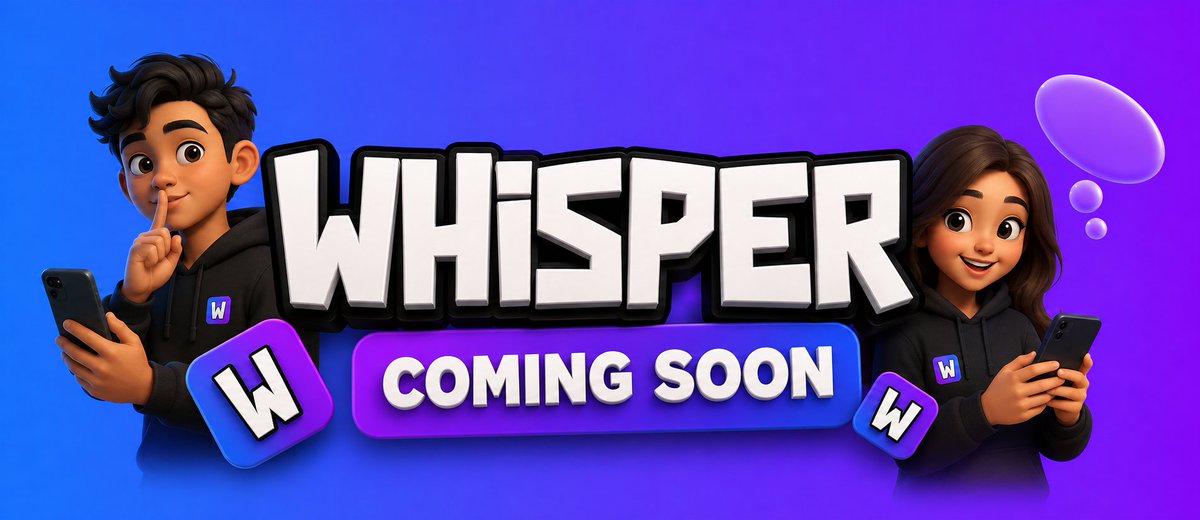 Whi_sper__'s tweet photo. Something new is coming. 👀

We’re building a new social experience designed around anonymous conversations and real connections.

WHISPER is coming soon.

No launch date has been announced yet, but here’s what you can expect. 🧵👇
#BBNaija #CodyBus https://t.co/IGlDBKns6a