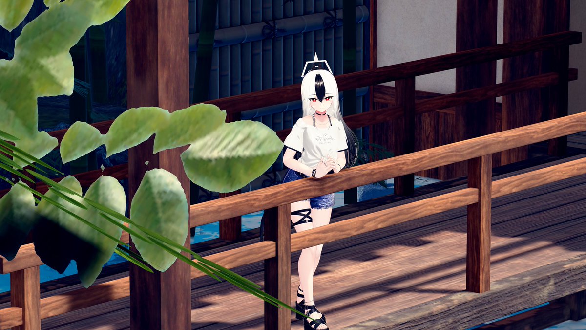yi_xia49100's tweet photo. 涼しかったです #ブルアカ #BlueArchive #VRChat https://t.co/jw4HUe09na
