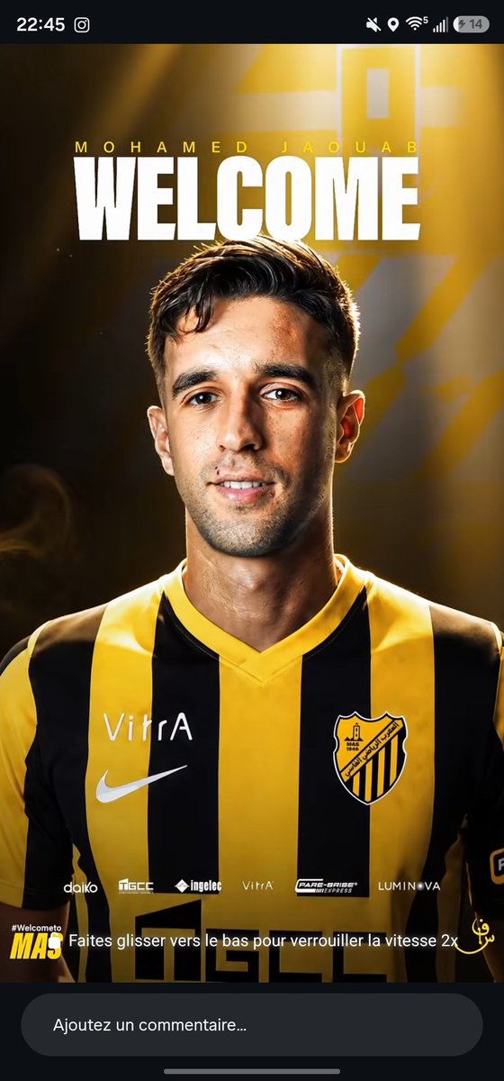 AcademieSRFC's tweet photo. Un an après son départ d’Amiens, Mohammed Jaouab (2002) quitte le @RealValladolid et retourne au pays en s’engageant pour 2 saisons avec le Maghreb de Fes 🇲🇦 https://t.co/1Bi1HribgX