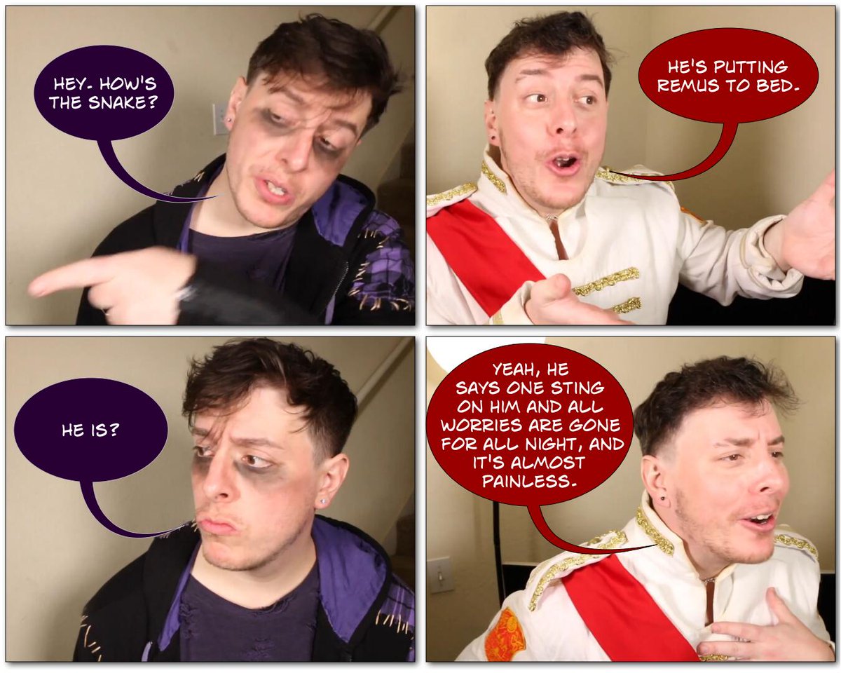 manbemel's tweet photo. How's the Snake. Adapted from two incorrect quotes.
#thomassanders #sanderssides #sanderssidesincorrectquote #sanderssidesphotocomic #virgilsanders #romansanders https://t.co/AMiJjc3FyC