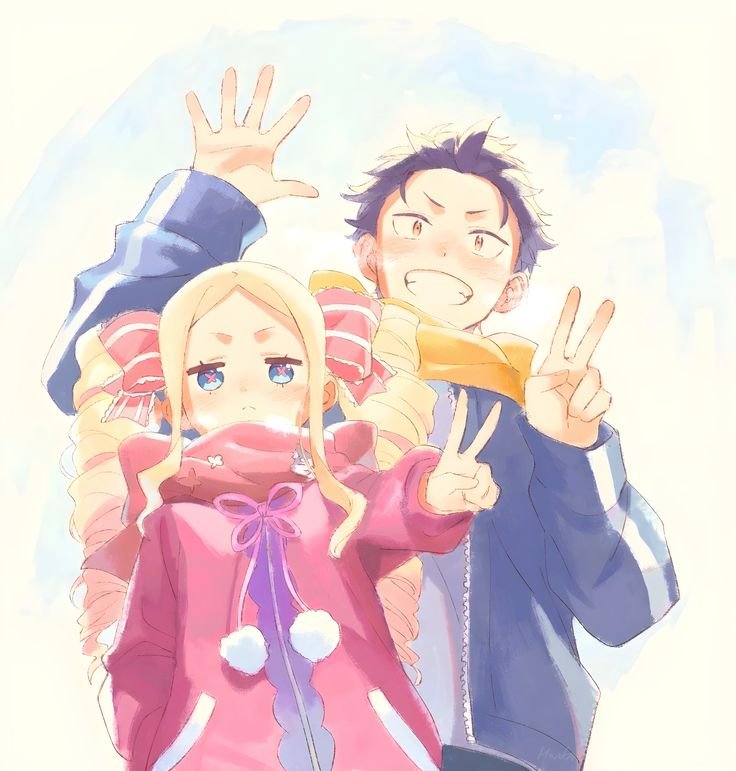 AlbertoPiece's tweet photo. Subaru e Beatrice se tornaram a minha dupla preferida dos animes. A relação dos dois é algo único. https://t.co/SElrzwF89z