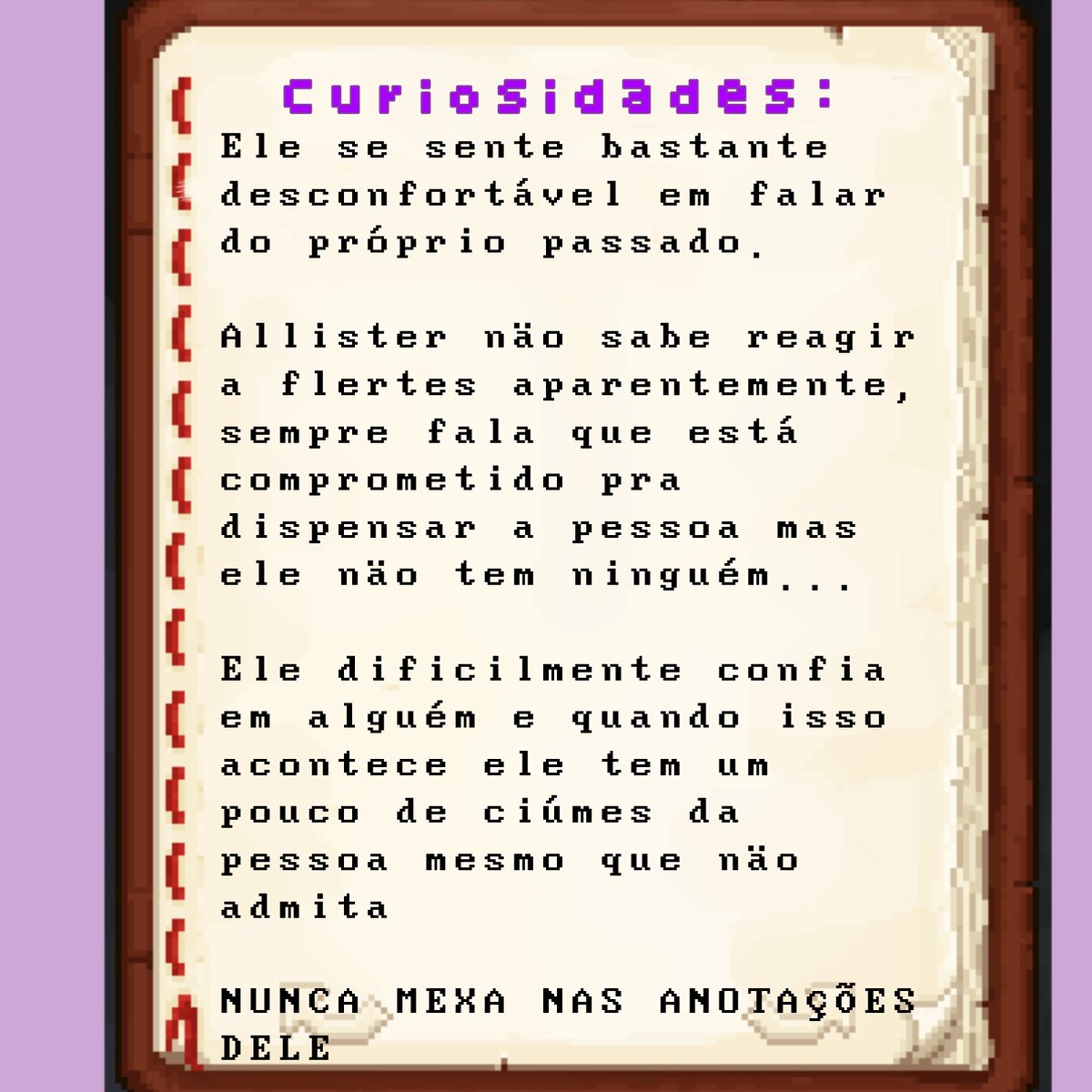 Shyguy3313's tweet photo. Bom decidi mostrar meu #Wsmpoc no final de contas. É meio diferente a ideia e ele é um cara esquisito. Mas gostei muito de escrever e pensar nesse personagem. (Tem outra página de curiosidades dele no Discord do Wsmp) #WSMP https://t.co/aGEtGeV1AS