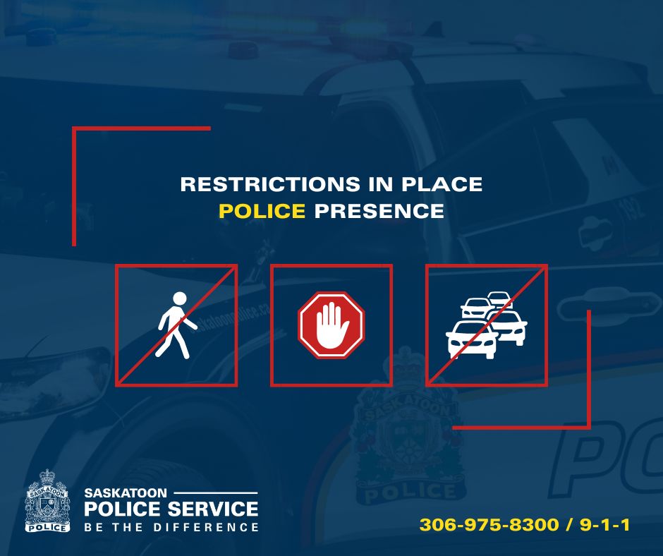 SaskatoonPolice's tweet photo. Traffic Advisory: Collision - 7th Street East and Preston Avenue South https://t.co/sJcOS0gHDr https://t.co/rq3vL3ONks
