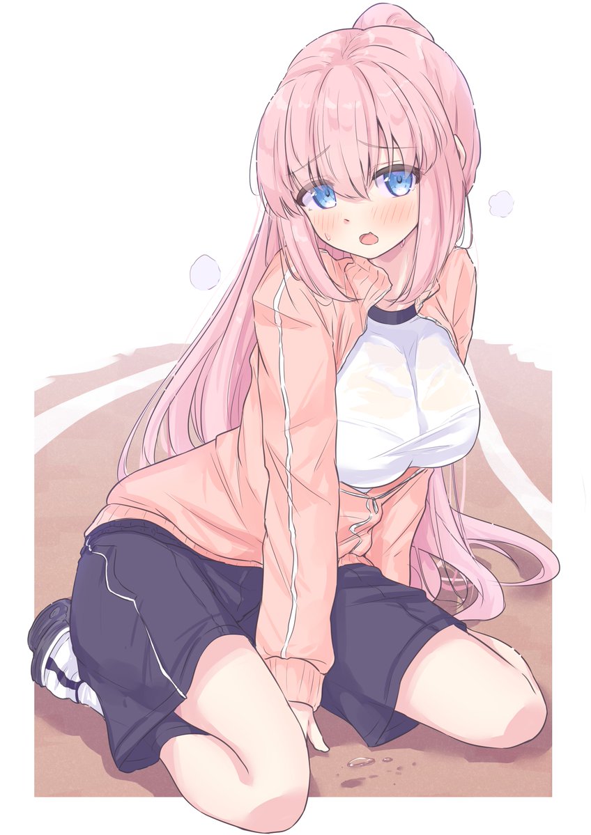 kazakiri_form's tweet photo. 毎日ぼっちちゃん　11日目
長距離走を走り切れた体操服ぼっちちゃん
ジャージ着崩しじゃない着こなしもいいよね https://t.co/19Vyz46OSp