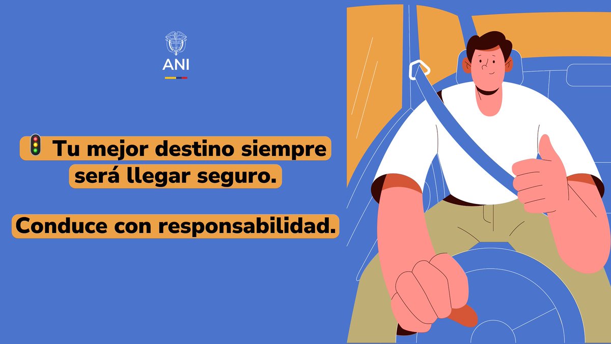 ANI_Colombia's tweet photo. 🚙Menos velocidad, más vida: respeta los límites y evita siniestros. https://t.co/pghW2OuMm1
