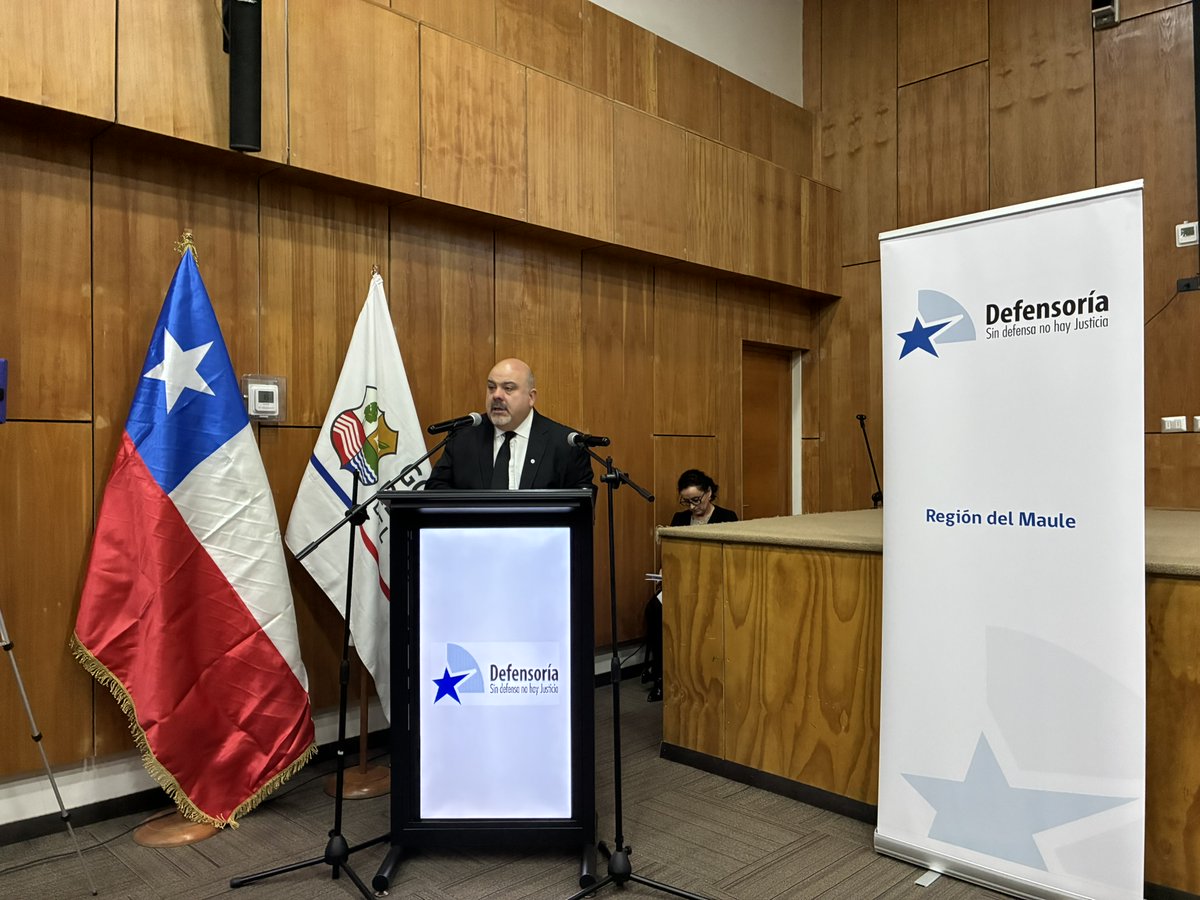 DPP_Maule's tweet photo. Defensor Regional del Maule, José Luis Craig, rindió cuenta pública sobre la gestión 2025 y 1° sem.2026, en la que participaron principales autoridades del sector justicia.
Craig advirtió necesidad de contar con mayores recursos para responder a desafíos de la nueva criminalidad https://t.co/9LmR6FLGFQ