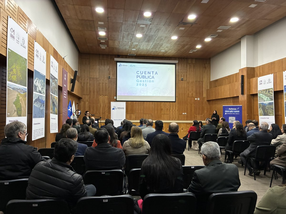 DPP_Maule's tweet photo. Defensor Regional del Maule, José Luis Craig, rindió cuenta pública sobre la gestión 2025 y 1° sem.2026, en la que participaron principales autoridades del sector justicia.
Craig advirtió necesidad de contar con mayores recursos para responder a desafíos de la nueva criminalidad https://t.co/9LmR6FLGFQ