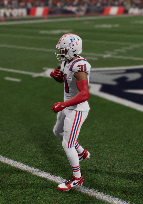 Shughausen's tweet photo. Something for @Patriots fans in @EAMaddenNFL on PC.  Find these in @mmcmods by @AshVFL3 https://t.co/rEtzS6Iykb
