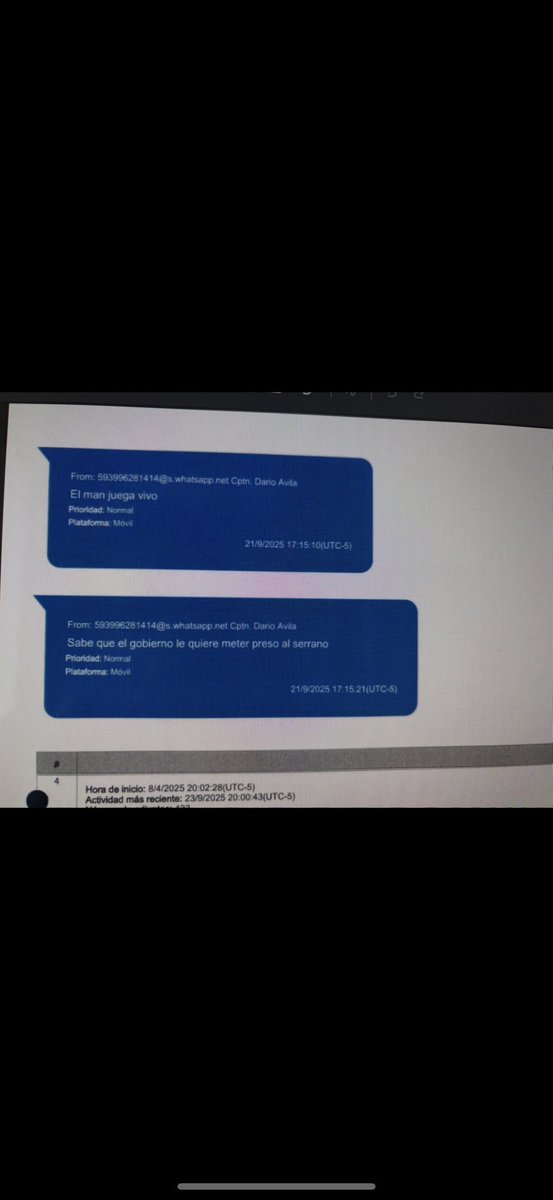 drleonmicheli's tweet photo. En el expediente del caso #MagnicidioFV José Serrano es el único que nunca aparece como interlocutor en una conversación o chats . Si se lo menciona únicamente dos veces, así👇🏻. Contexto . Se habla del criminal más peligros del país, ahora aliado, de Fiscalía Ronal Herrera. https://t.co/QvE5jCnm2w