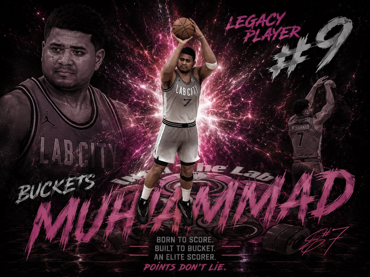 FlyLeague2K's tweet photo. LEGACY PLAYER #9
BUCKETS MUHAMMAD
#FlyLeague #FLS13 https://t.co/bwfPeRkuvV