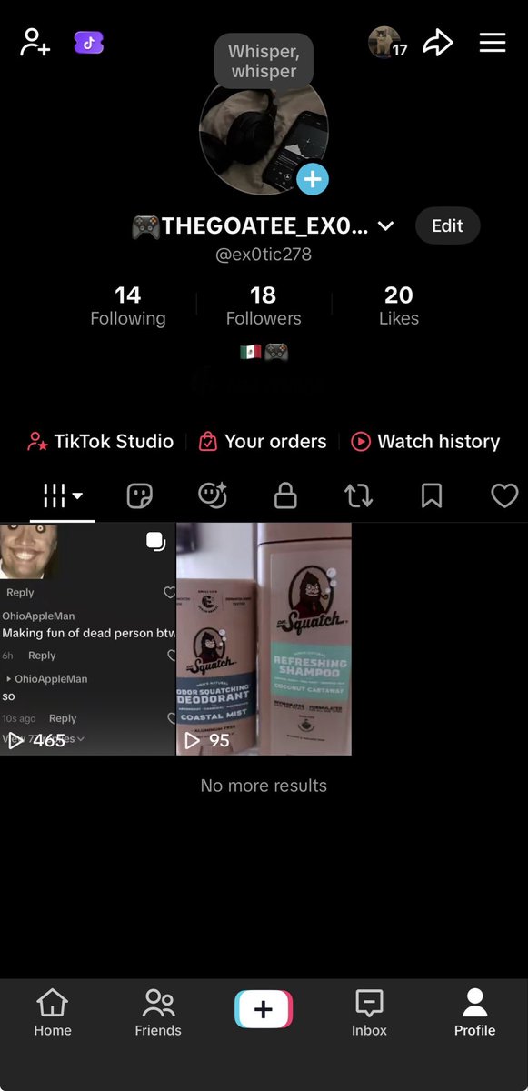 OfficialEx0tic's tweet photo. PLEASE Help and support my TikTok account 🙏 🙏🙏🙏🙏💔💔💔 https://t.co/xFaNV1Mv3J