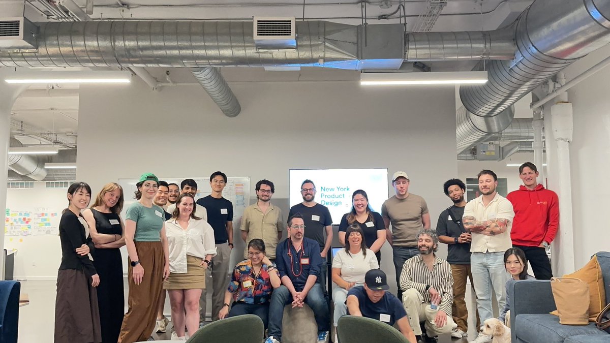 nyproductdesign's tweet photo. Last night, a group of senior-level and above designers met for our second Clip Content event! Hosted in the office of our friends at @Solidus_Labs, we gathered to talk about The Fork in the Road: Manager vs IC. https://t.co/pETD1vXjyi