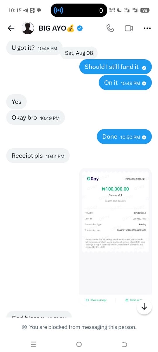 DaprinceFx's tweet photo. @Ay0_bet Na why the guy Dey off comment section https://t.co/SehwMqvXwM