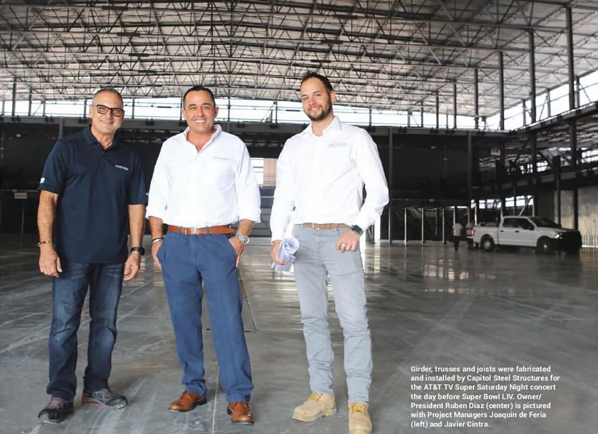 CapitolSteelStr's tweet photo. Capitol Steel Structures team is honored to build  America since 1973. https://t.co/6dsPie4pKc https://t.co/razBqUOfR1
