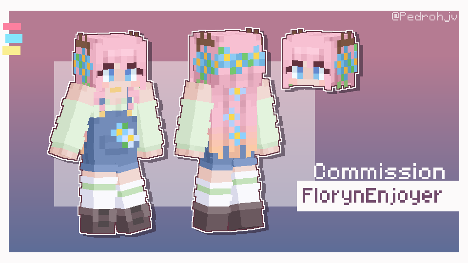 Pedrohjv's tweet photo. ✨A Minecraft Skin commission I did for @FlorynEnjoyer  ✨
Thanks so much for the #VGenComm !
#minecraft #minecraftskin https://t.co/TRYz6byYAw