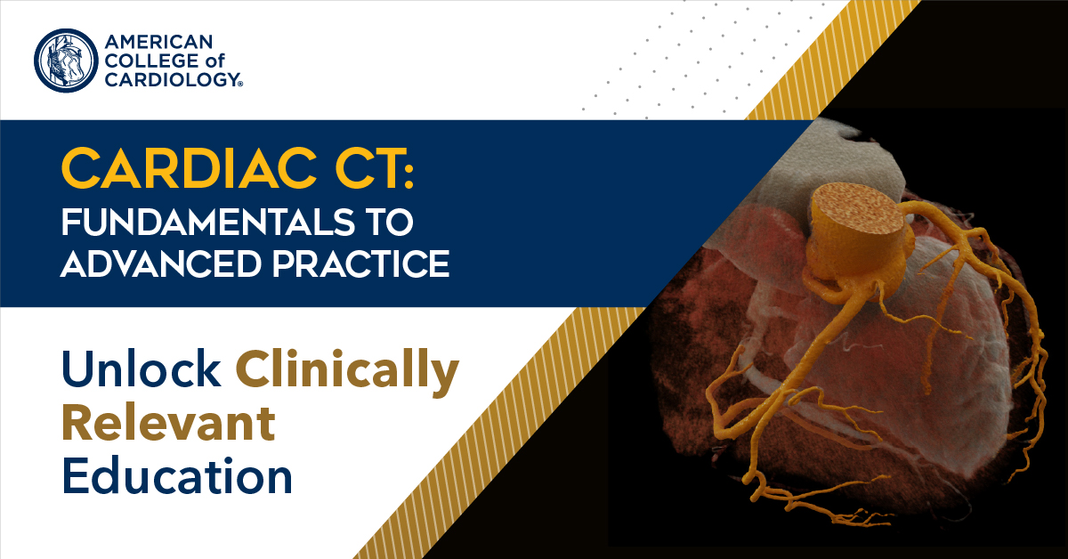 ACCinTouch's tweet photo. Stay at the forefront of #cvImaging w/ ACC's 🆕 Cardiac CT: Fundamentals to Advanced Practice. Explore essential topics ranging from coronary CT angiography &amp; calcium scoring to structural heart disease &amp; advanced clinical applications.

📖 More: 🔗 https://t.co/VGB621Lhf0 #ACCEd https://t.co/IrxFe851cV